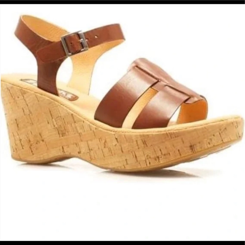 Kork-Ease Brown Leather Sandals
